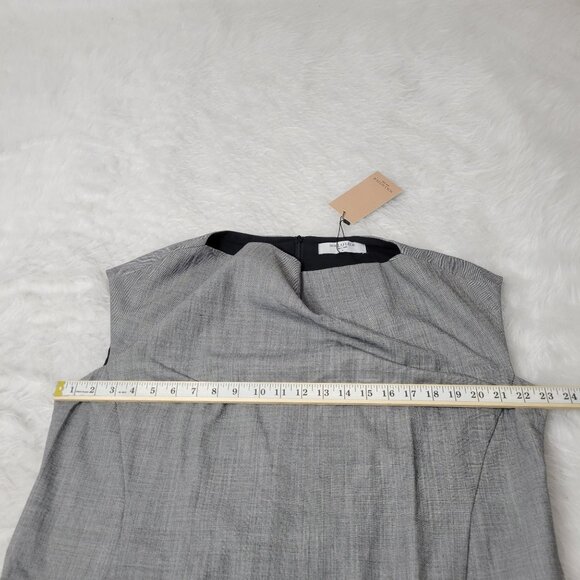 MM Lafleur Wool Blend Marilyn Cowl Neck Knee Length Sheath Dress 1X - Picture 10 of 11